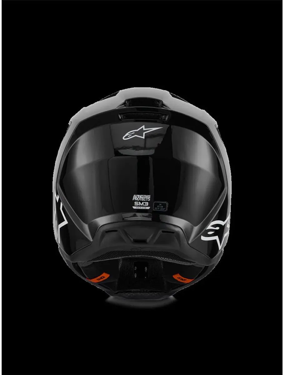Alpinestars S-M3 Crosshelm - Zwart - afbeelding 3 van 6