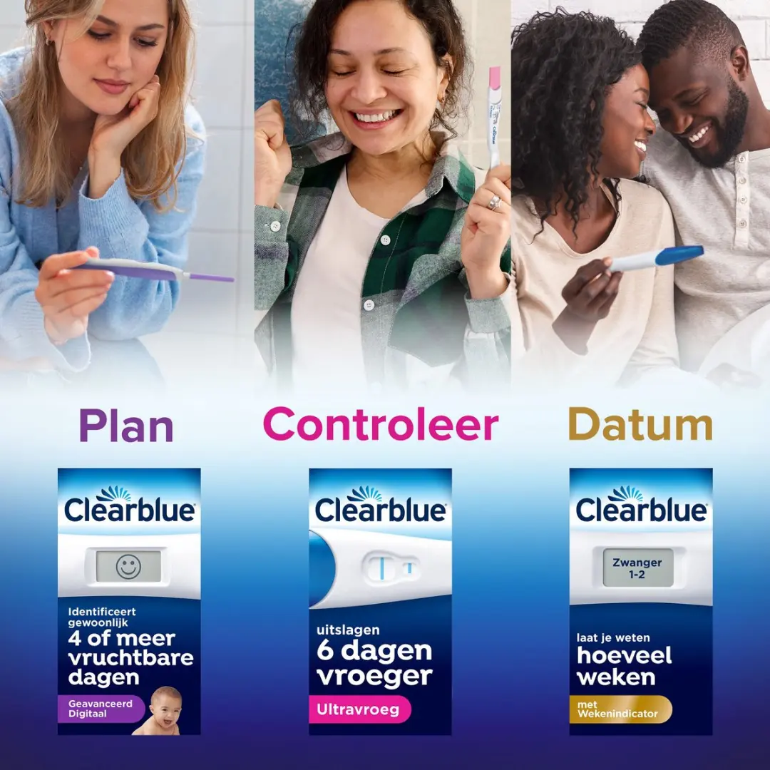 Clearblue Digitaal Ultravroeg Zwangerschapstest - 2 Stuks - afbeelding 4 van 6