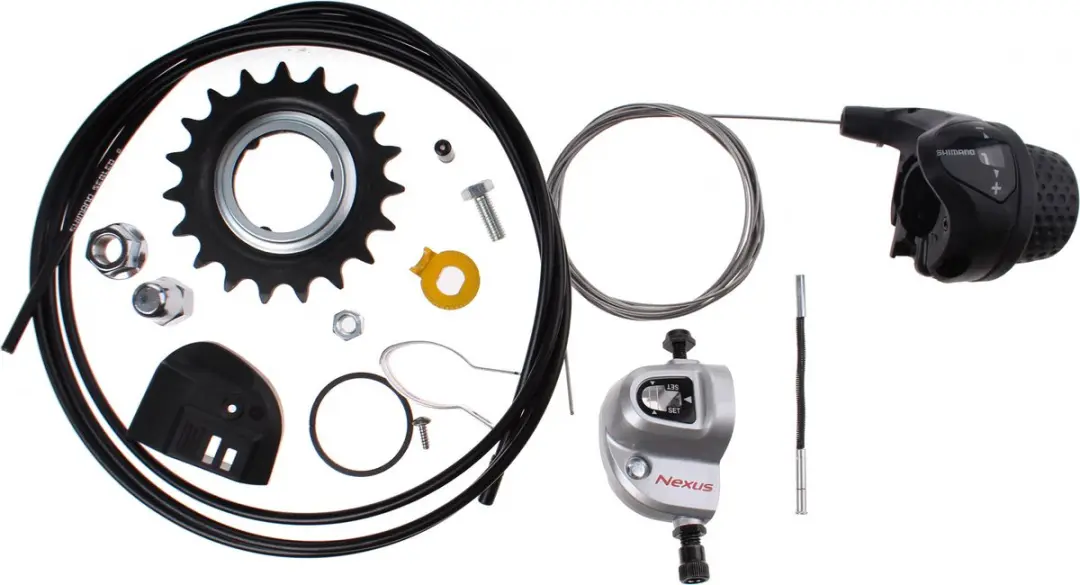Shimano Onderdelenset Nexus 3 Remnaaf 12-delig Zwart