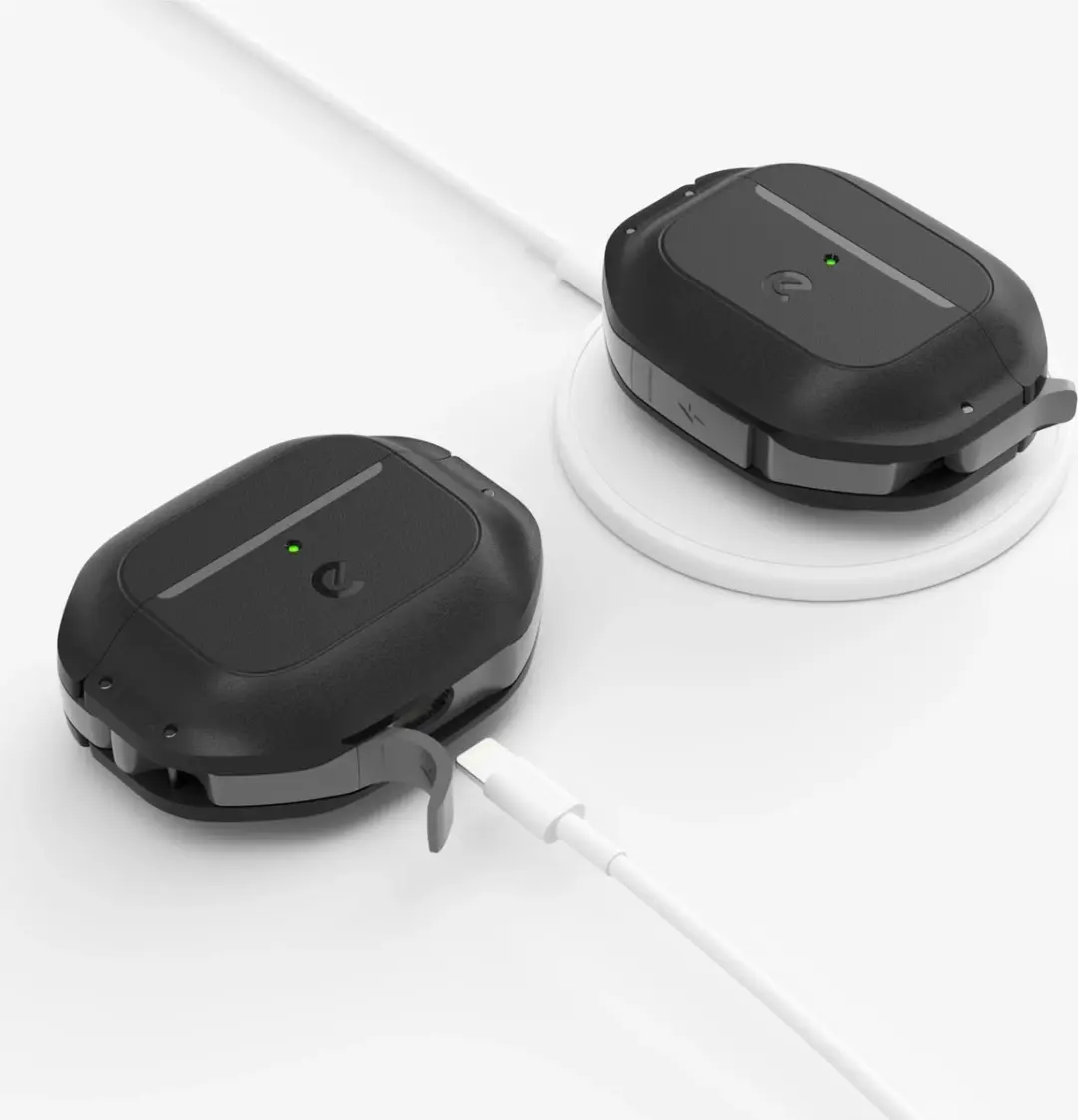 KeyBudz Element AP3_S6_CBK Hoesje - AirPods 3 Zwart - afbeelding 6 van 6