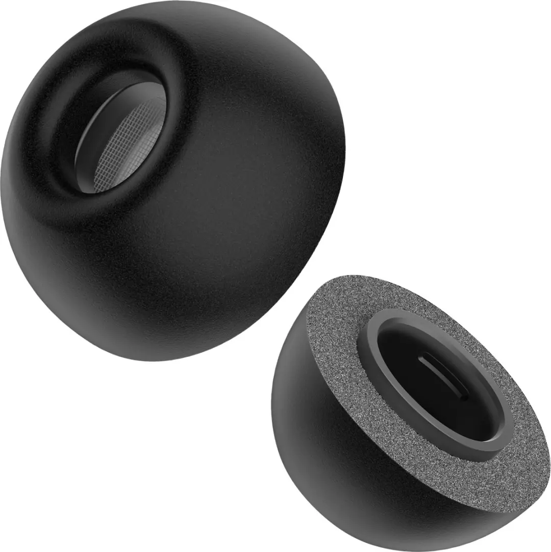 KeyBudz Memory Schuim Oordopjes AirPods Pro 3 - Zwart - afbeelding 3 van 6