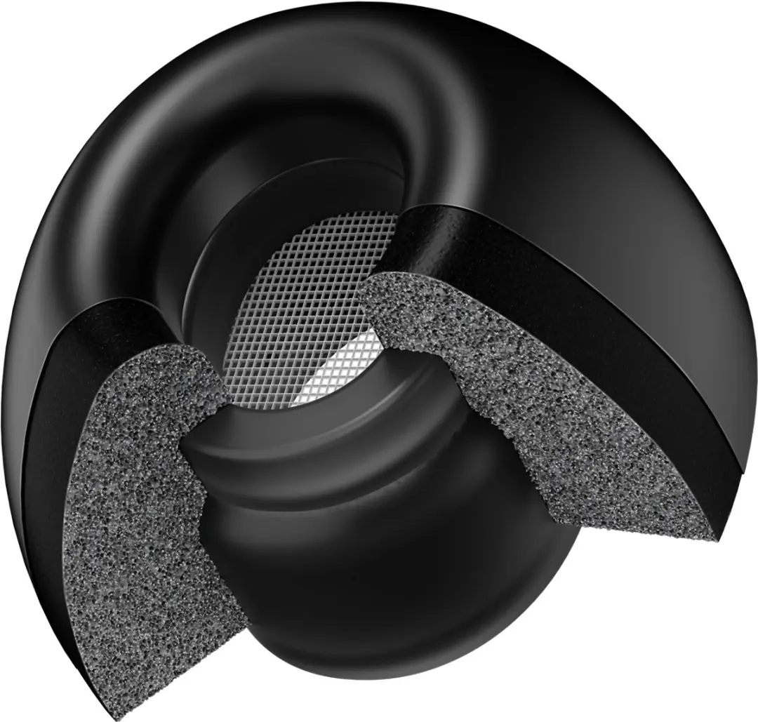 KeyBudz Memory Schuim Oordopjes AirPods Pro 3 - Zwart - afbeelding 6 van 6