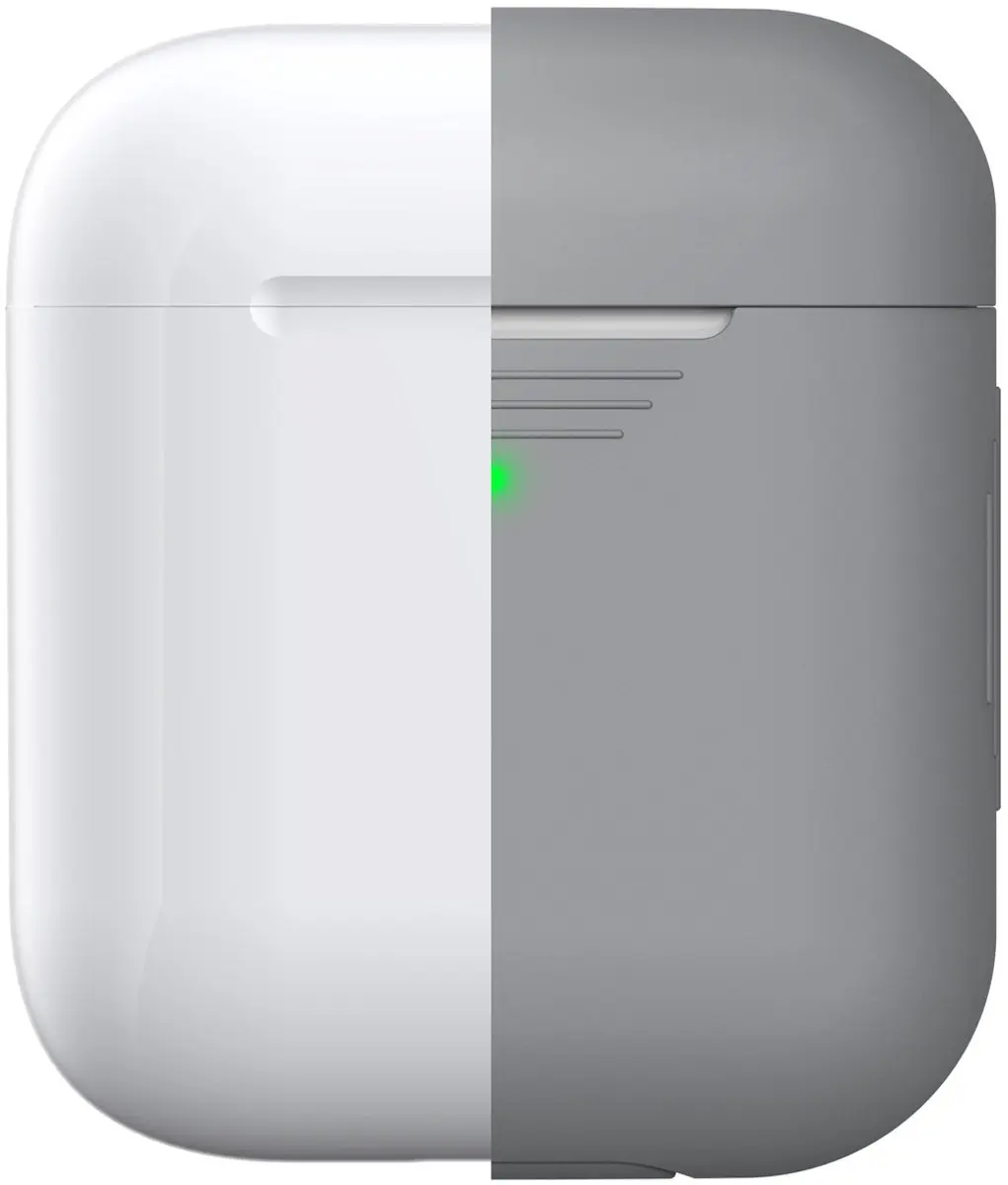 KeyBudz Elevate Silicone Case Apple AirPods Pro 2 - KEY05749 - Lichtgrijs - afbeelding 5 van 6