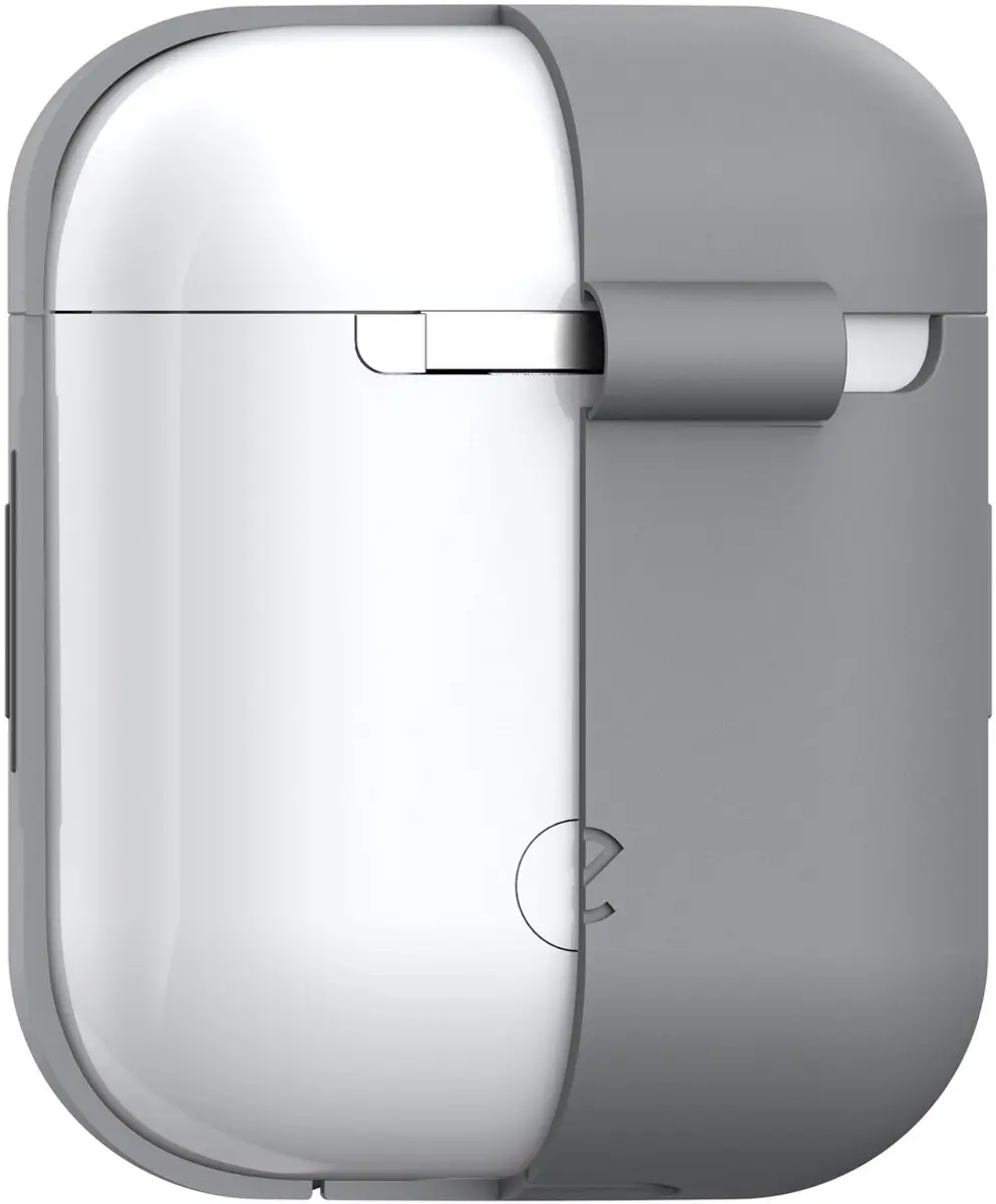 KeyBudz Elevate Silicone Case Apple AirPods Pro 2 - KEY05749 - Lichtgrijs - afbeelding 6 van 6
