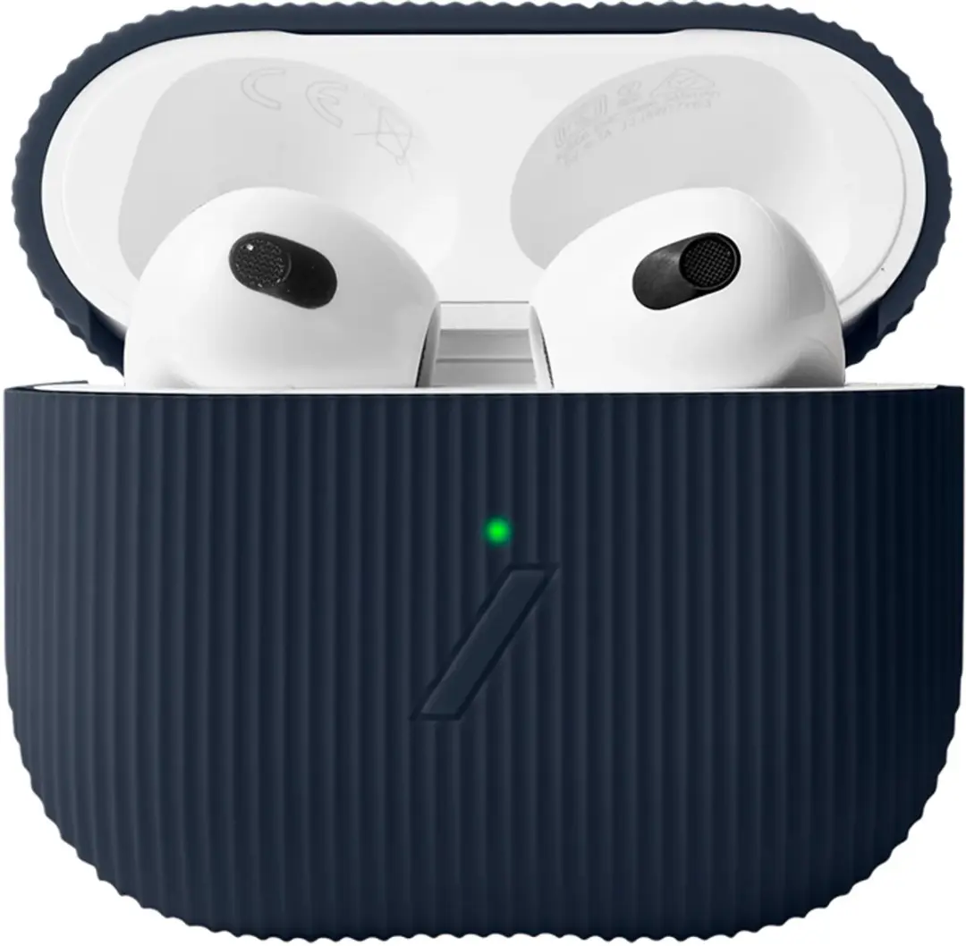 Native Union, Coque pour AirPods 3 Finition Rainurée Protection Antichoc, Blauw