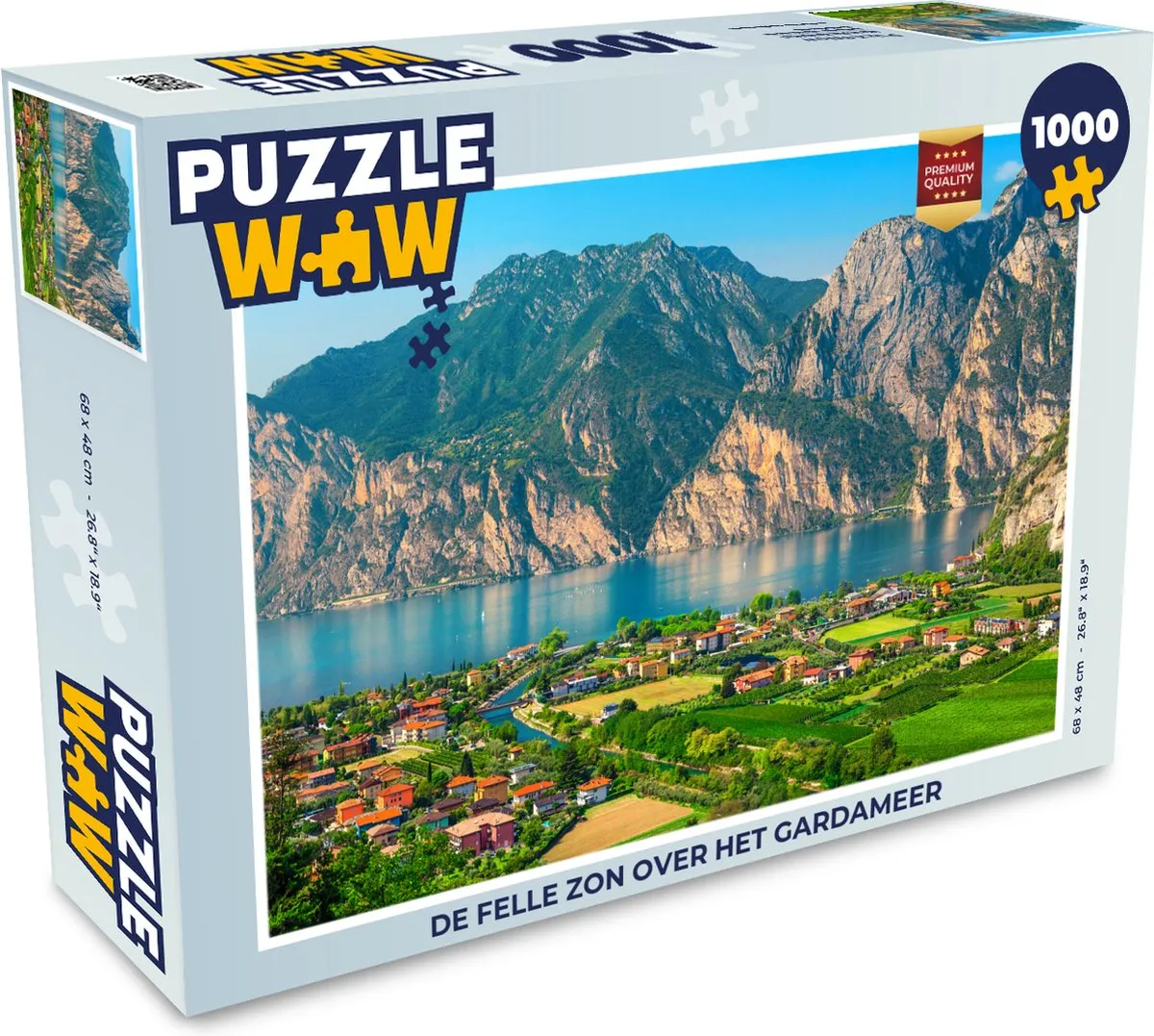 PuzzleWow Legpuzzel Gardameer 1000 Stuks