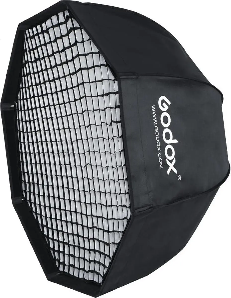 Godox Paraplu Softbox Bowens 80cm - Grid - Zwart/Wit