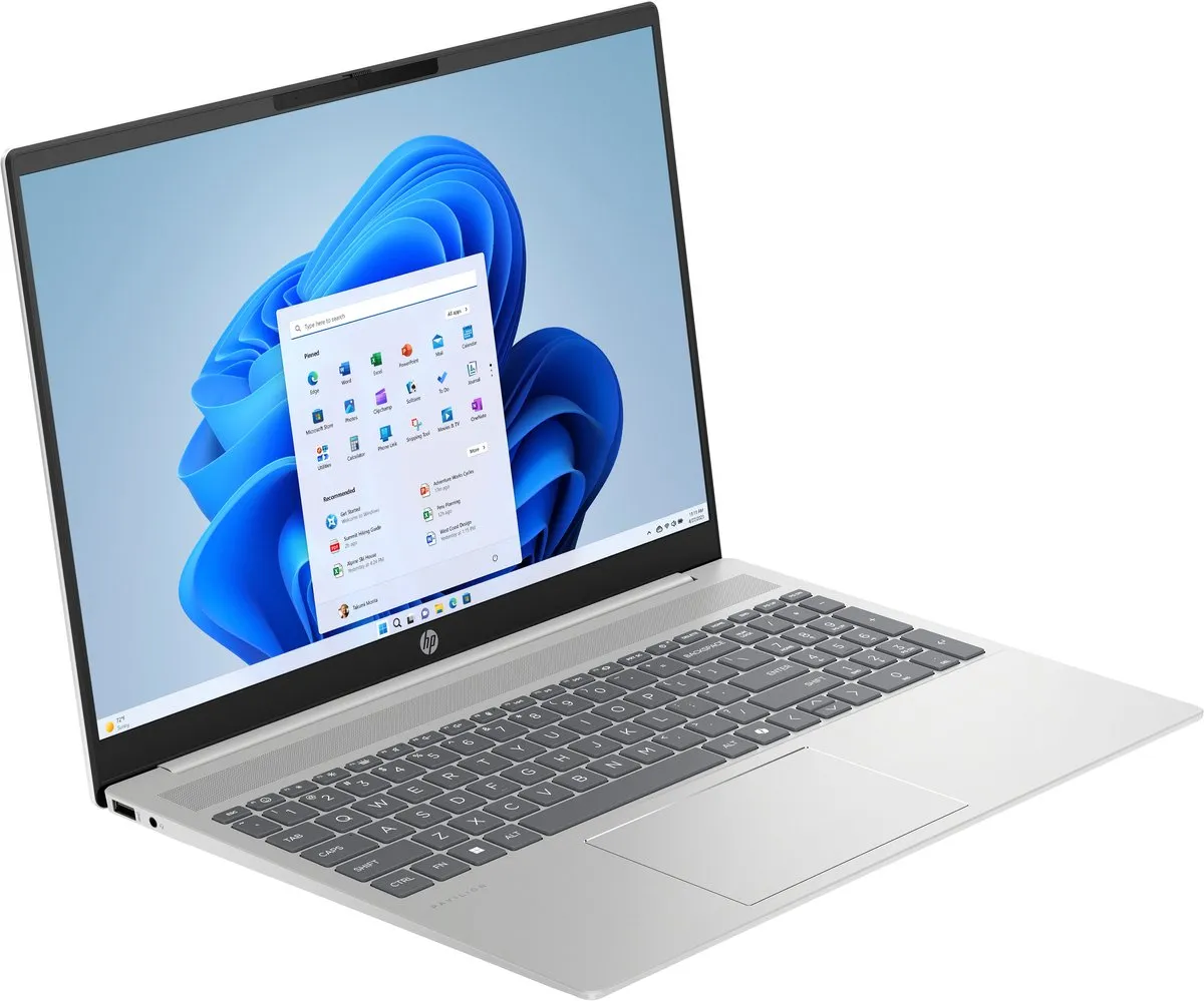 HP Pavilion 16-af0038nd Laptop 16" 2K - 16GB RAM 512GB SSD - Zilver - afbeelding 6 van 6