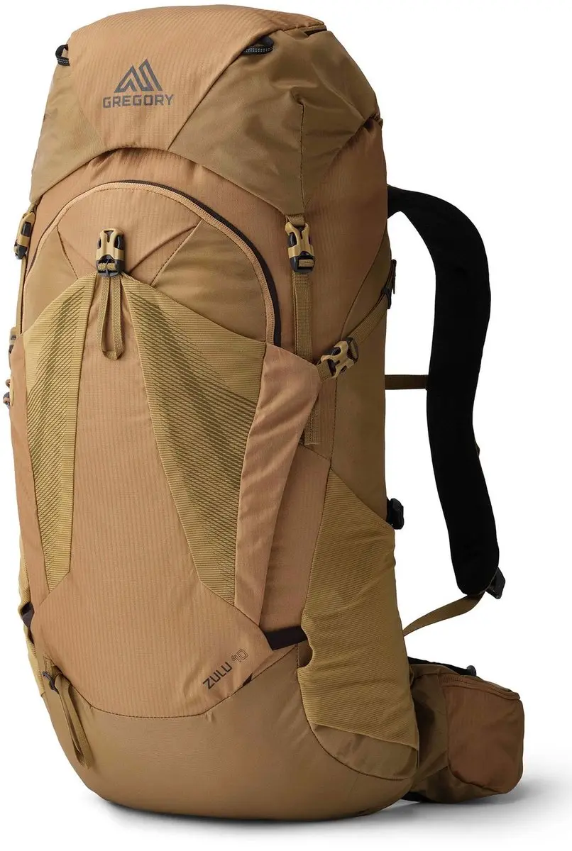 GREGORY trekkingrugzak rugzak Zulu 40 RC Backpack Desert Tan Lichtbruin