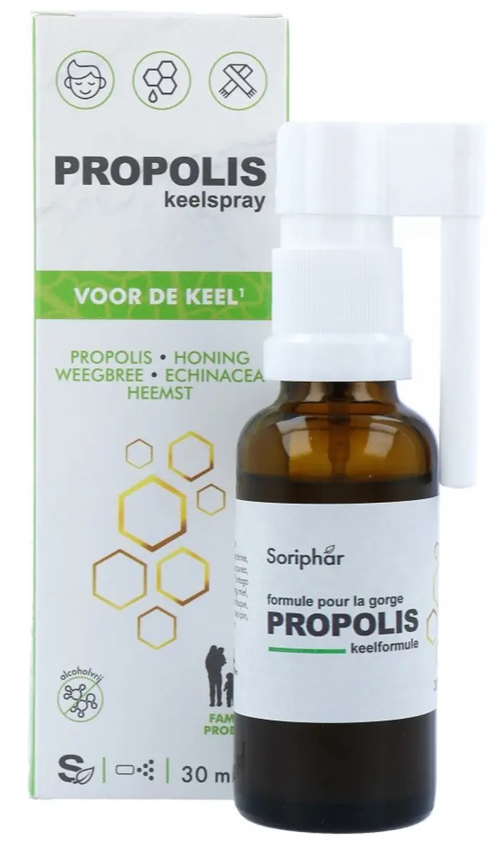 Soria Natural Propolis Keelformule Spray 30ml - afbeelding 4 van 4