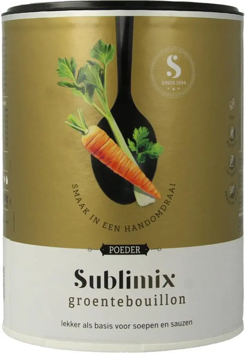 Sublimix Groentebouillon Poeder 540g - afbeelding 4 van 6