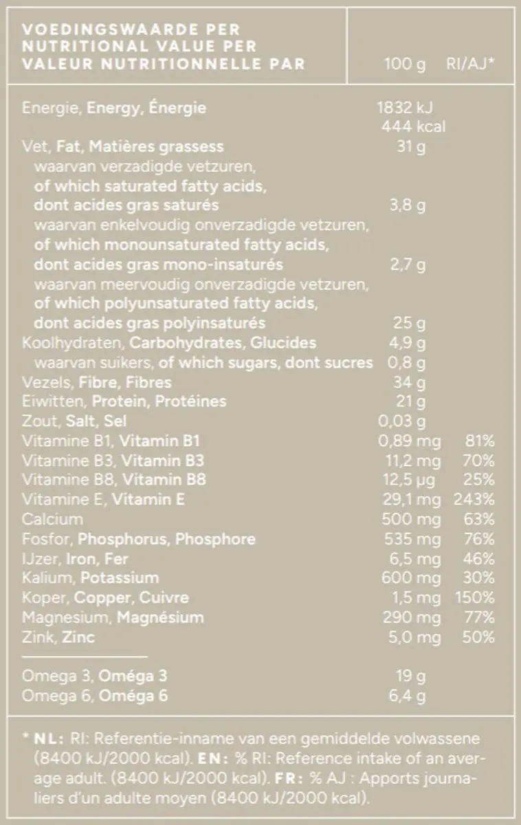 Mattisson Biologisch Chiazaad Raw 1 kg