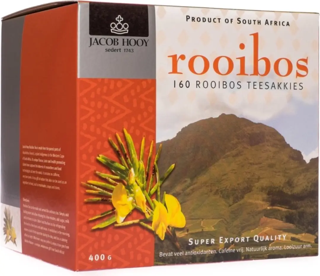 Jacob Hooy Rooibosthee Jubileum Doos - 160 Zakjes - afbeelding 6 van 6