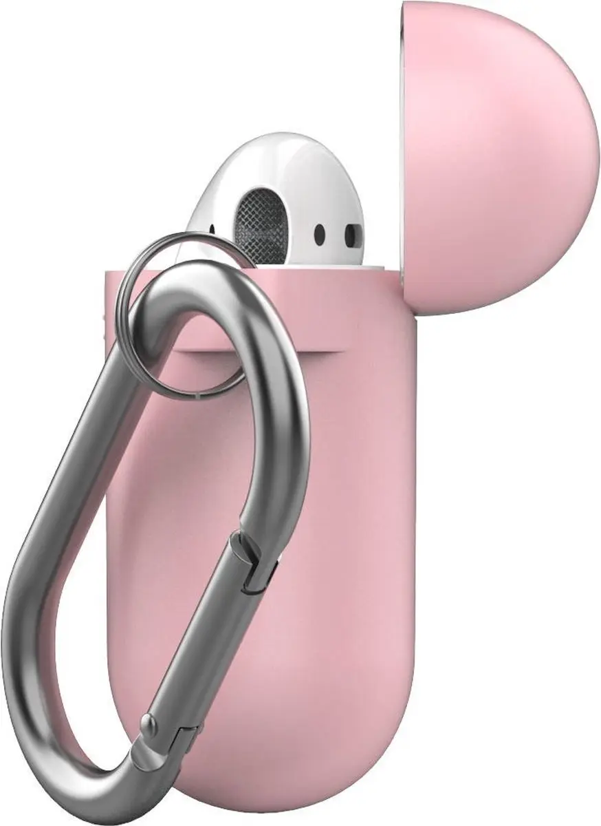 KeyBudz Podskinz KEY05633 Hoesje - Apple AirPods 1/2 - Roze - afbeelding 2 van 2