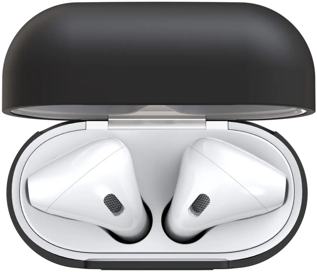 KeyBudz Elevate Silicone Case KEY05701 - AirPods Pro 2 - Zwart - afbeelding 4 van 6