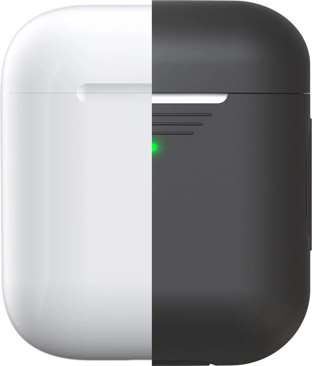 KeyBudz Elevate Silicone Case KEY05701 - AirPods Pro 2 - Zwart - afbeelding 5 van 6