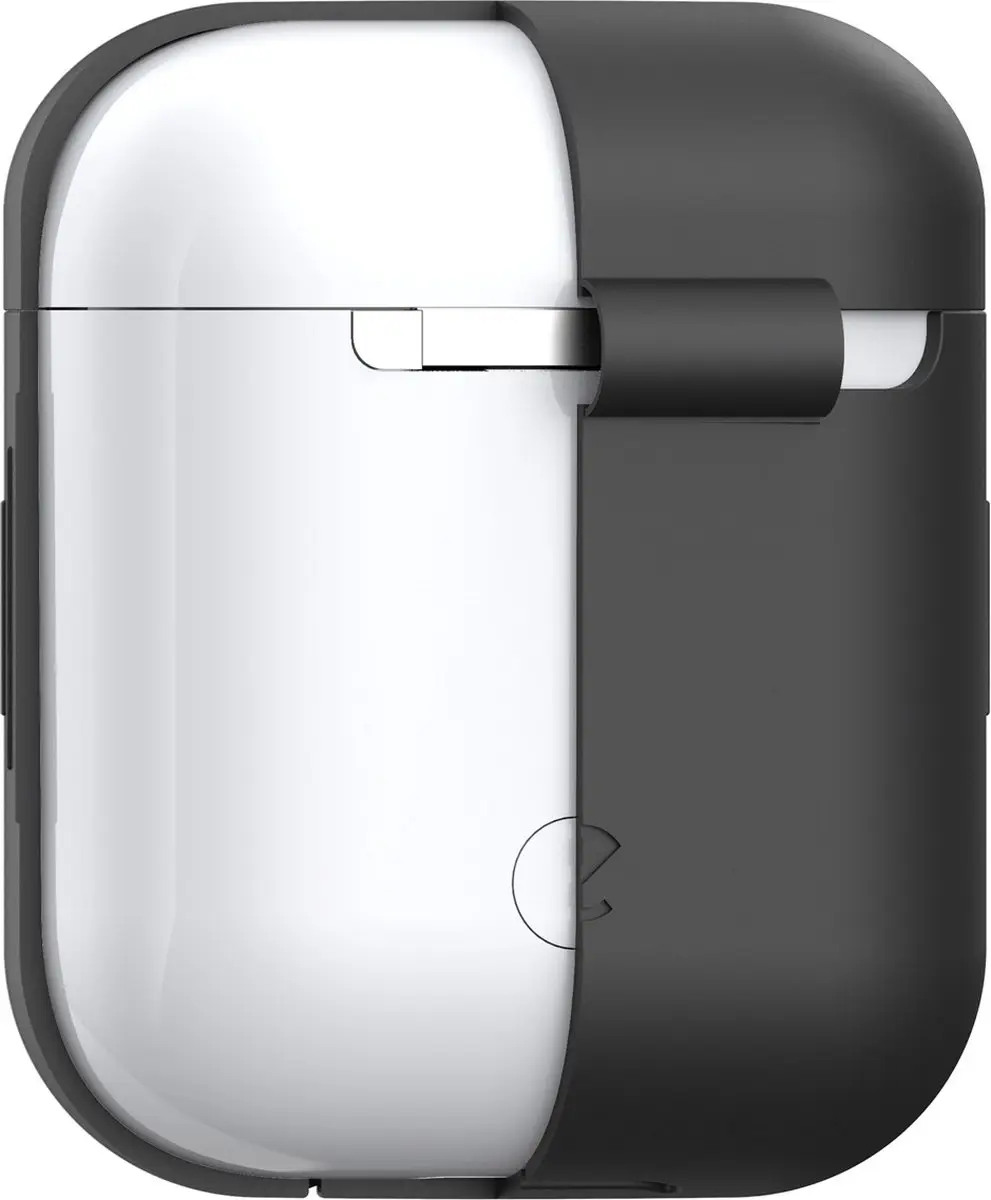 KeyBudz Elevate Silicone Case KEY05701 - AirPods Pro 2 - Zwart - afbeelding 6 van 6