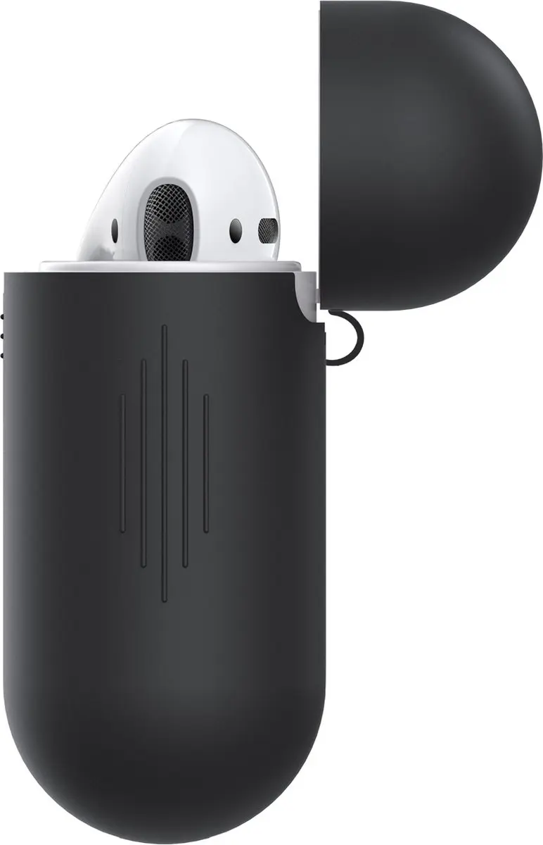KeyBudz Elevate Silicone Case KEY05701 - AirPods Pro 2 - Zwart - afbeelding 2 van 6