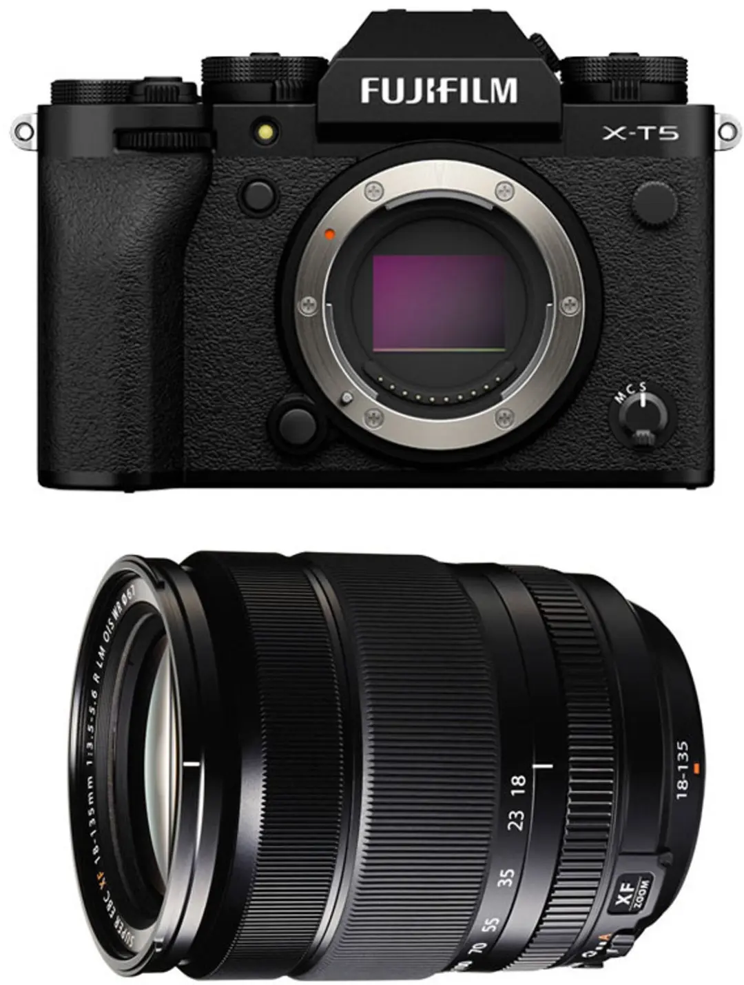 FUJIFILM X-T5 SCHWARZ + 18-135 mm