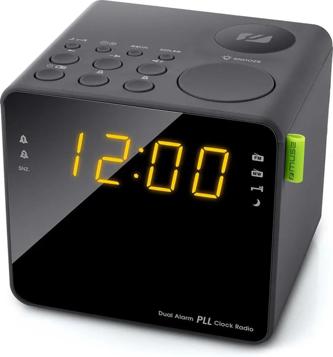 Muse M-187CR Digitale Wekkerradio - Zwart - afbeelding 4 van 4