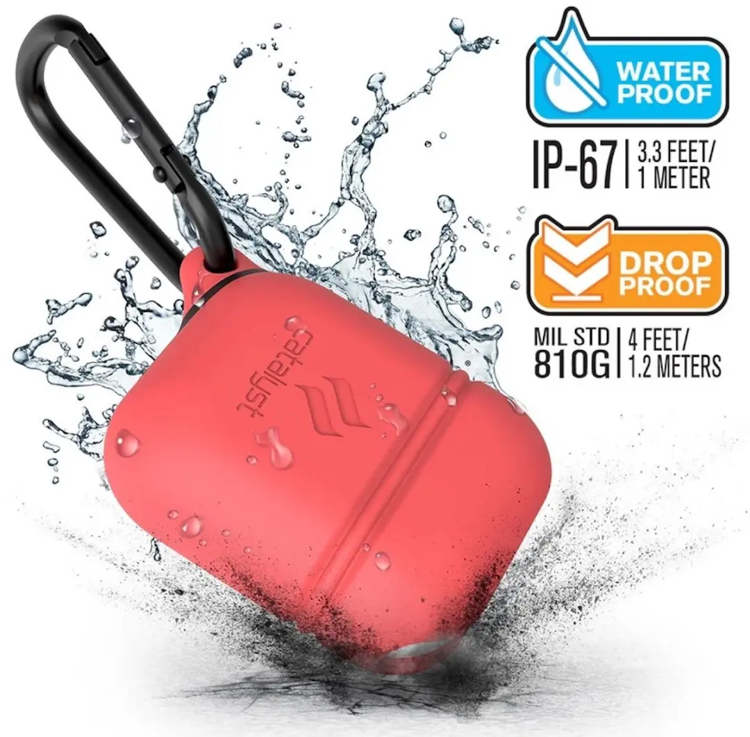 Catalyst Waterproof Case Apple AirPods Pink - CATAPDCOR - afbeelding 6 van 6