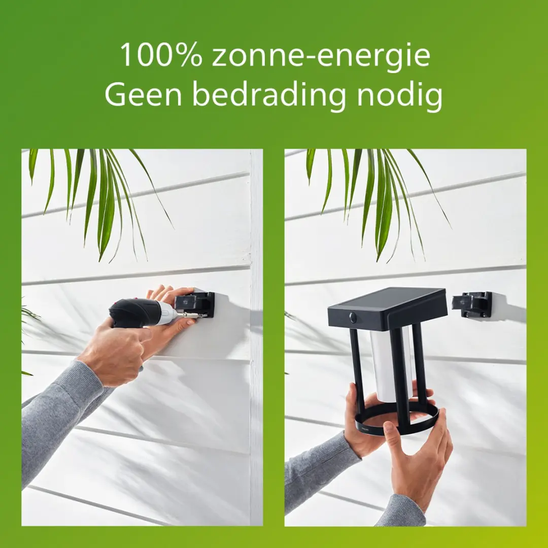 Philips Vapora Sokkellamp Zwart - 1x1.5W - afbeelding 6 van 6