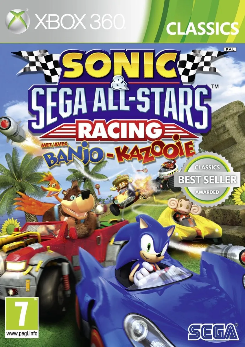 Sega Sonic & SEGA All-Stars Racing Xbox 360