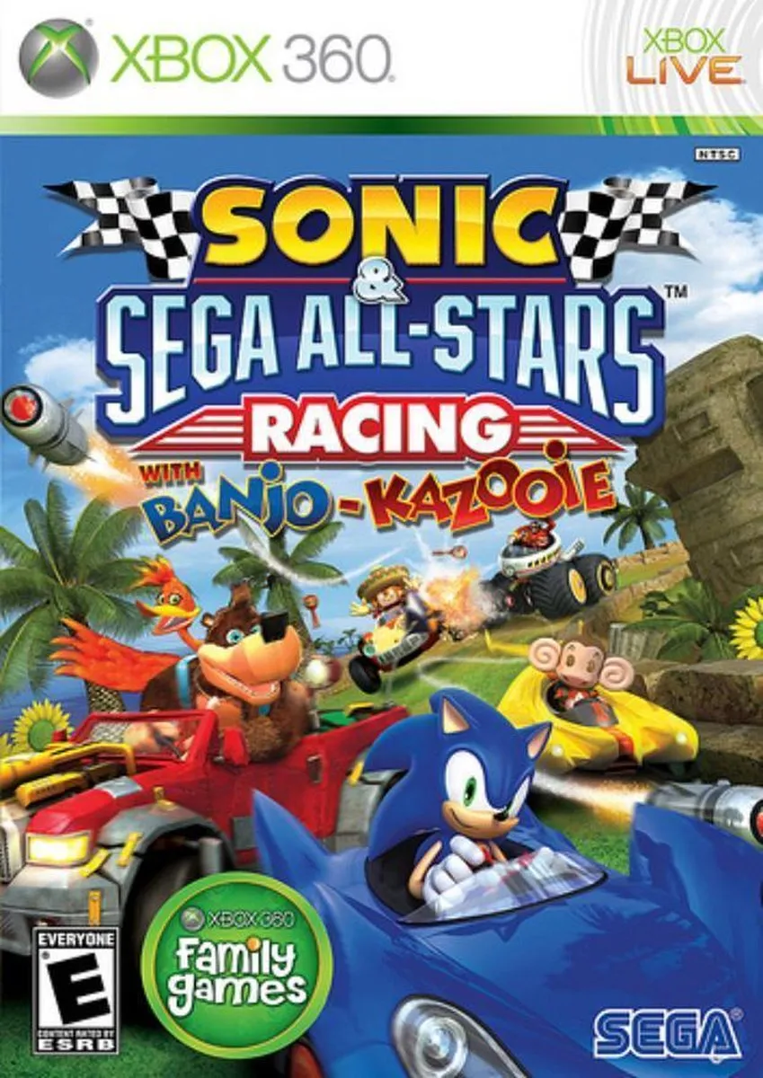 Sega Sonic & SEGA All-Stars Racing Xbox 360 - 4 Spelers