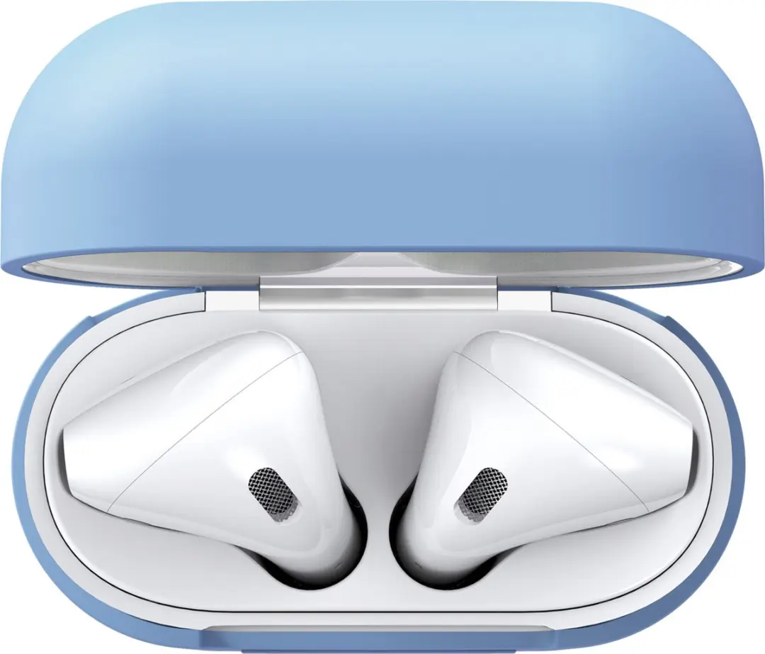 KeyBudz Elevate Silicone Case Apple AirPods 1/2 - KEY05794 - Lichtblauw - afbeelding 4 van 6