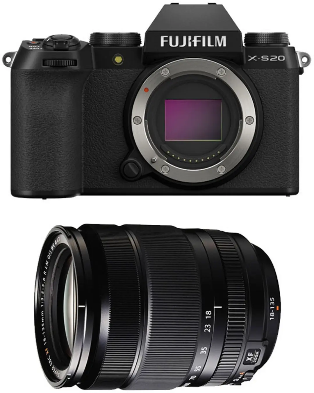 FUJIFILM X-S20 SCHWARZ + 18-135 mm