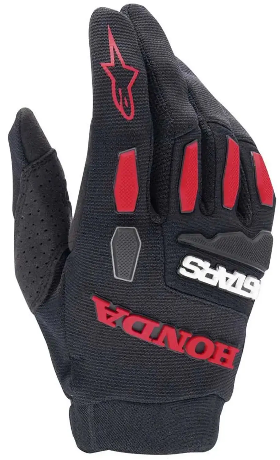 Alpinestars Honda Full Bore Handschoenen XXL - Zwart/Fel Rood - afbeelding 3 van 3