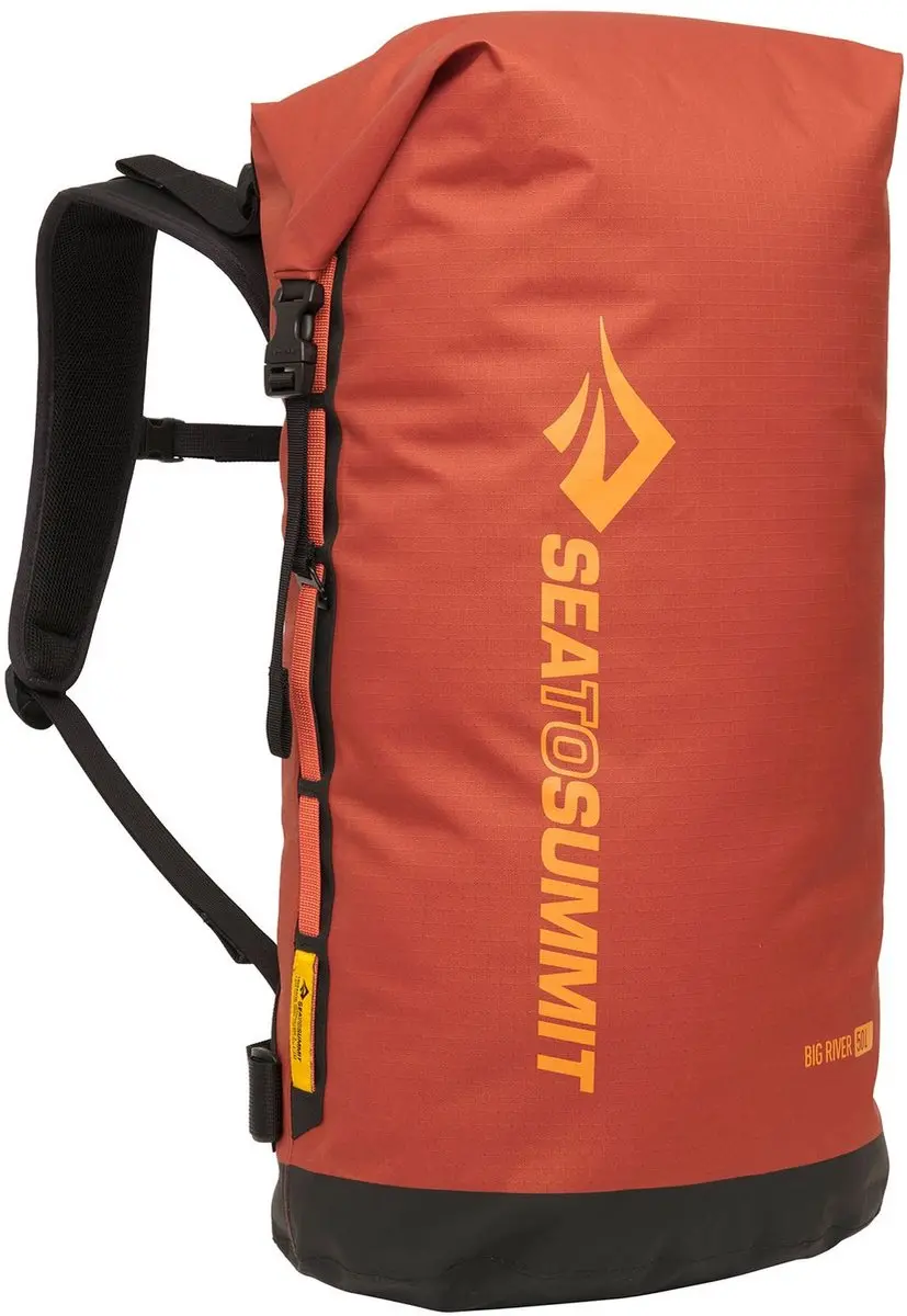 Sea to Summit trekkingrugzak rugzak Big River Dry Backpack 50L Picante terracott