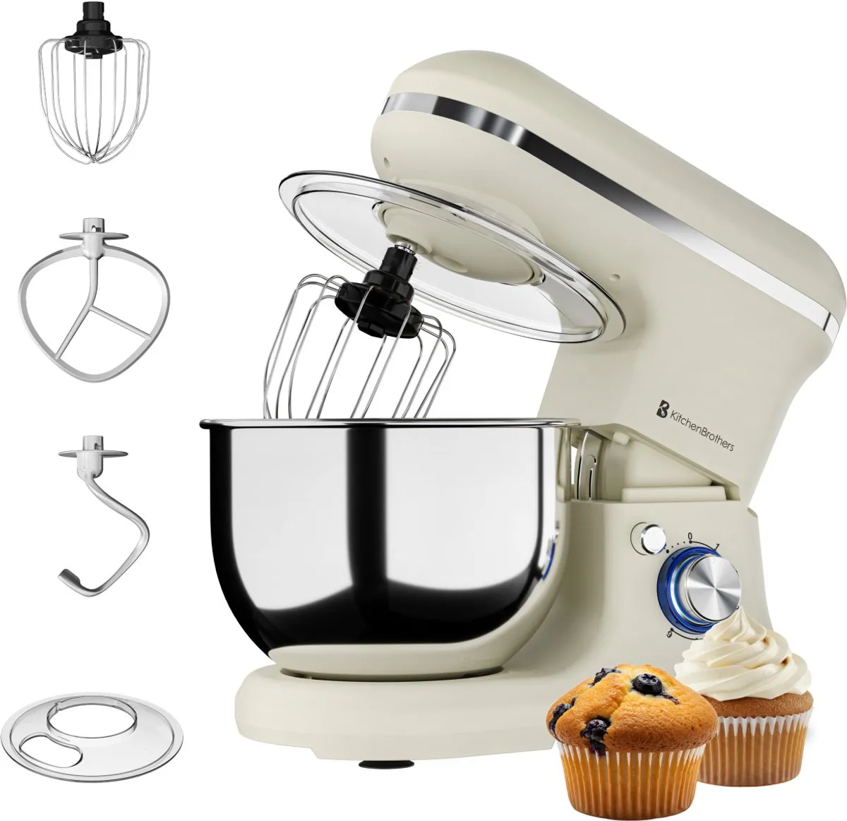 KitchenBrothers 1200W Keukenmachine