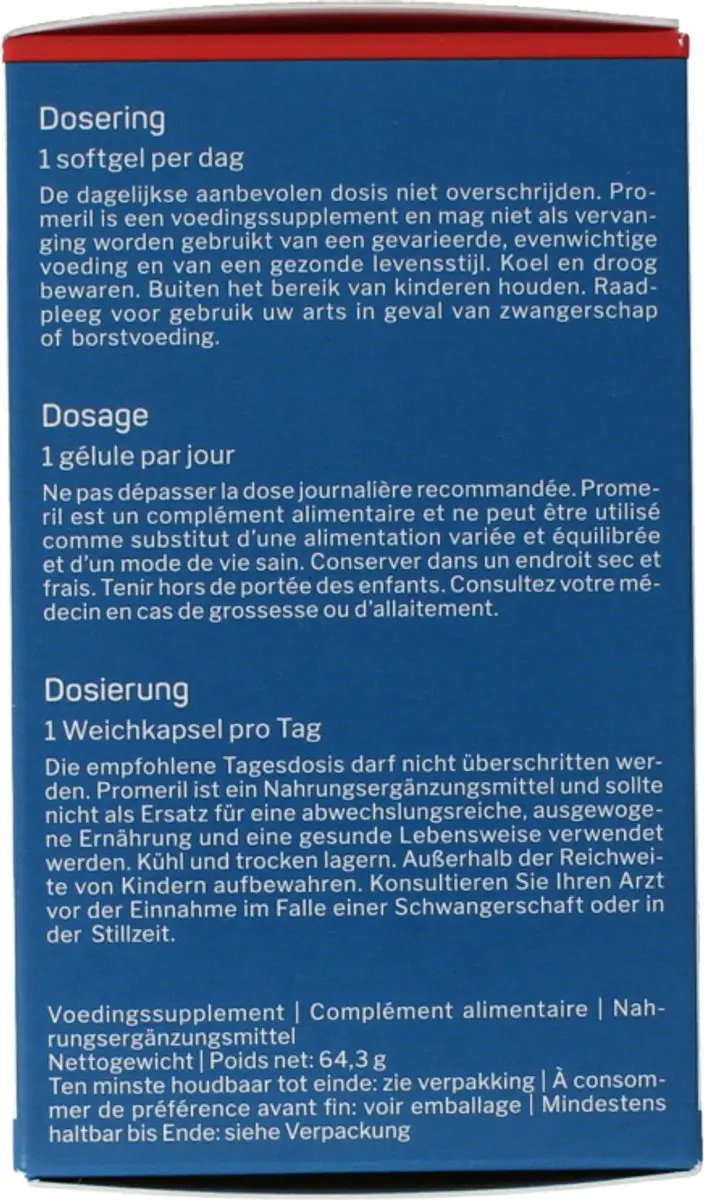 Nutrisan Promeril Softgels - 90 Stuks