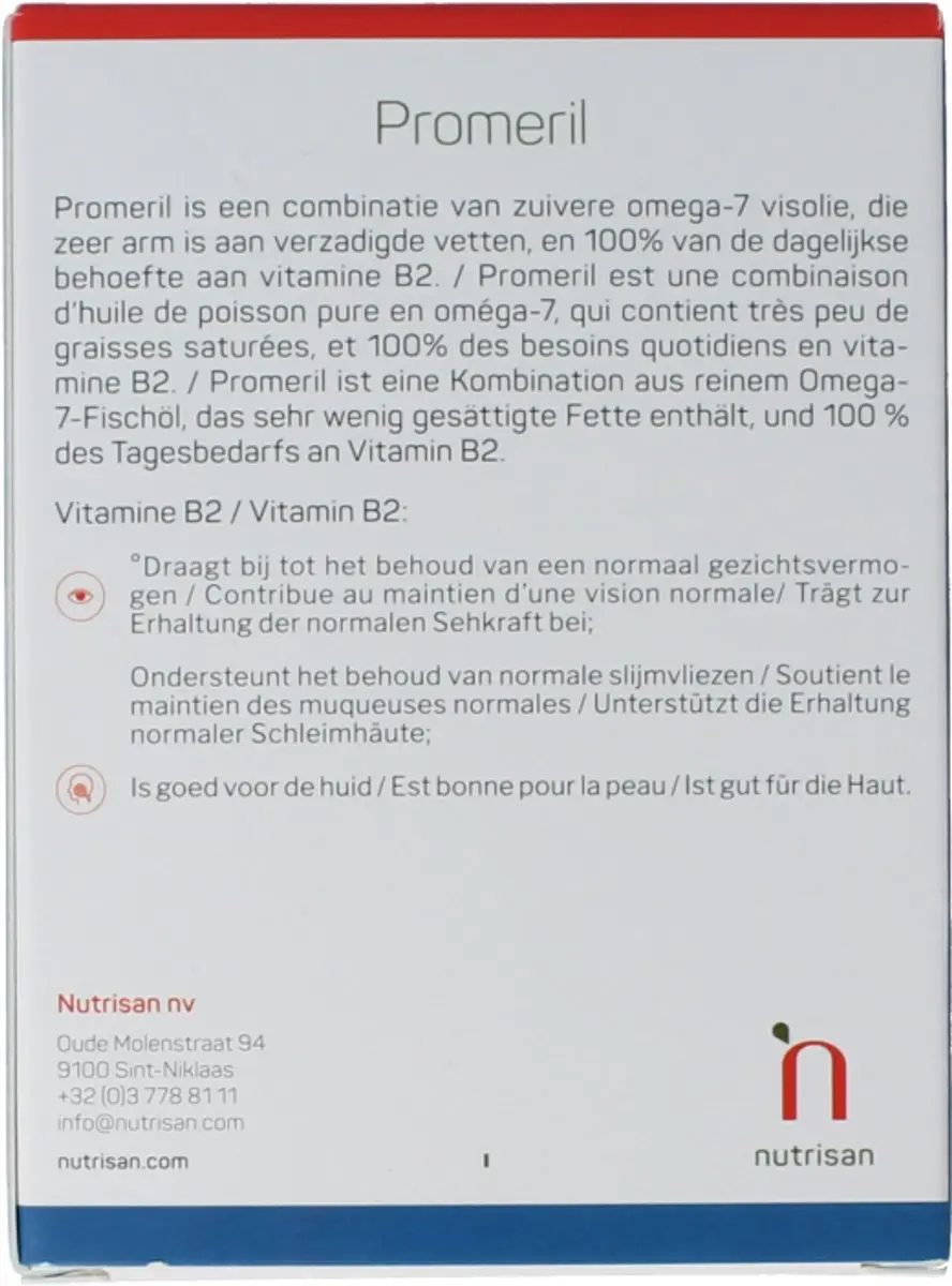 Nutrisan Promeril Softgels - 90 Stuks