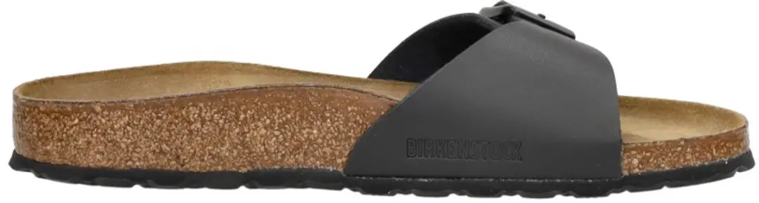 Birkenstock Madrid Slides Dames - Maat 37 - Zwart - afbeelding 2 van 6