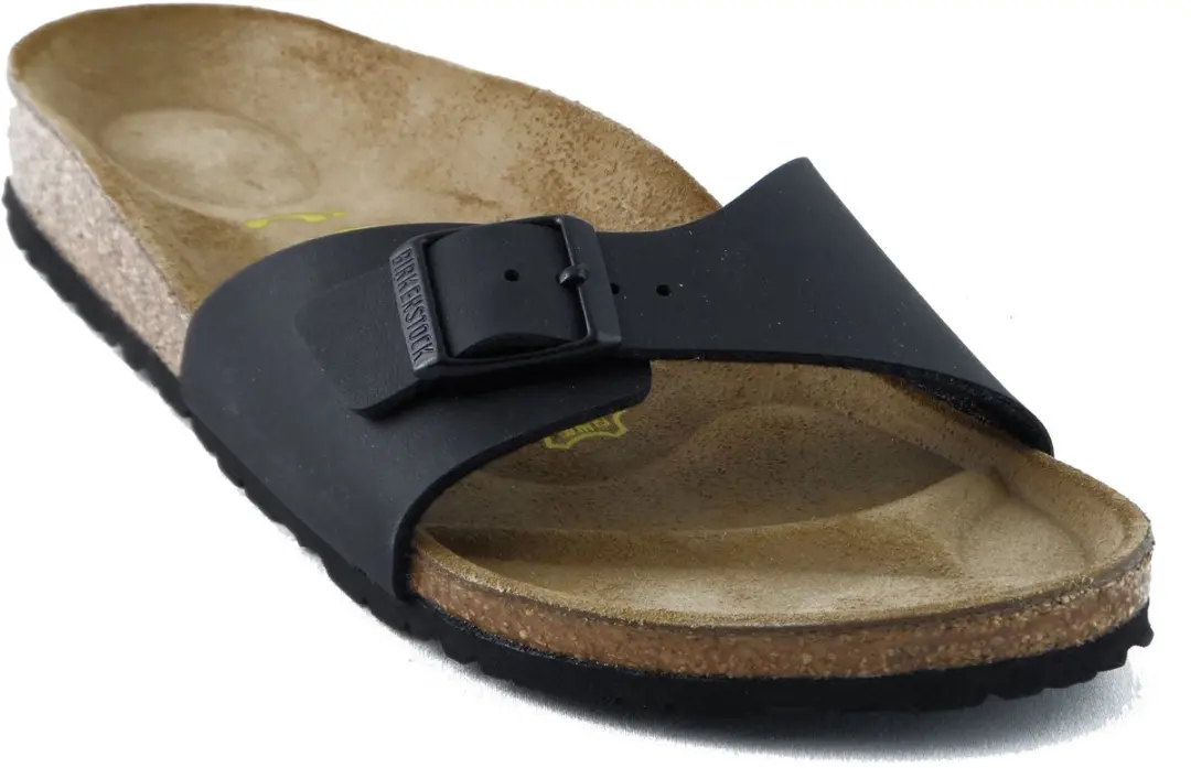Birkenstock Madrid Slides Dames - Maat 37 - Zwart - afbeelding 3 van 6