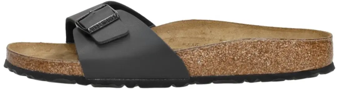 Birkenstock Madrid Slides Dames - Maat 37 - Zwart - afbeelding 4 van 6