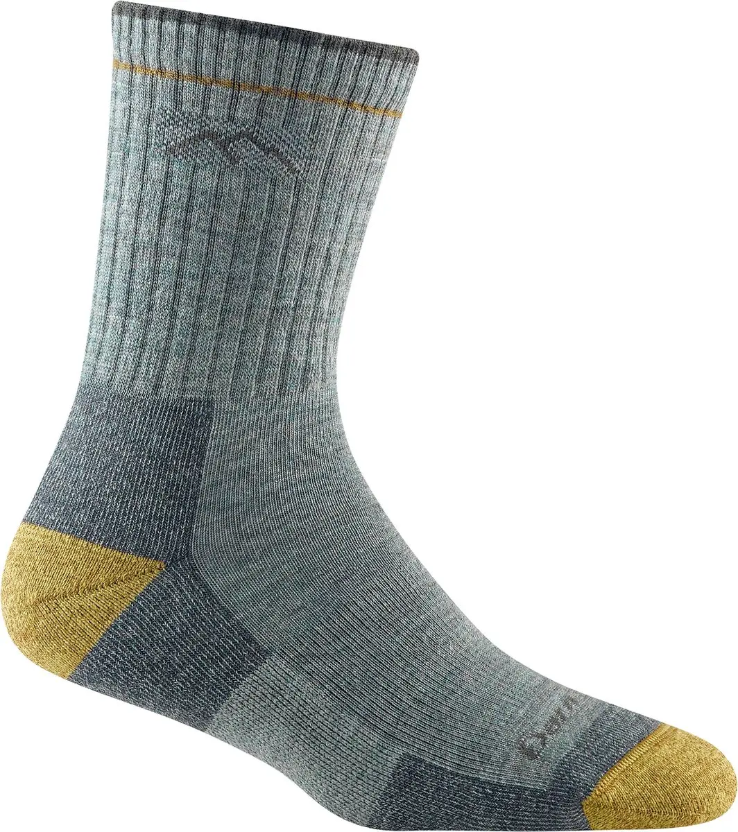 Darn Tough Hiker Micro Crew Midweight Merinowol Sokken - Light Denim - afbeelding 6 van 6