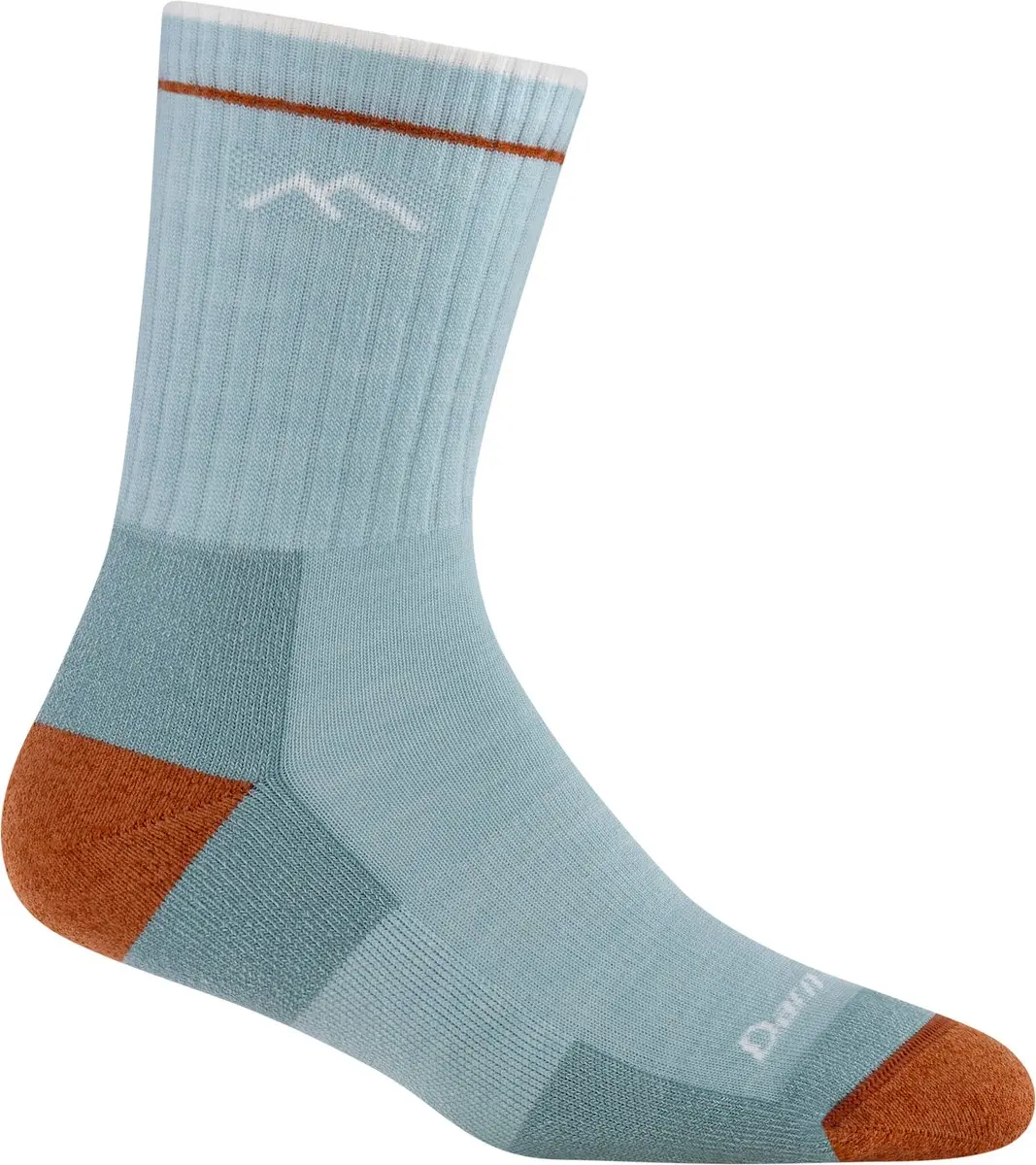 Darn Tough Hiker Micro Crew Midweight Merinowol Sokken - Light Denim - afbeelding 3 van 6
