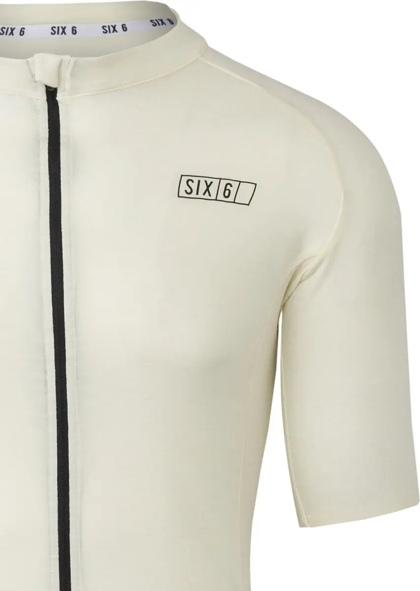 AGU Merino Fietsshirt SIX6 Heren - XL - Gebroken wit - afbeelding 5 van 6