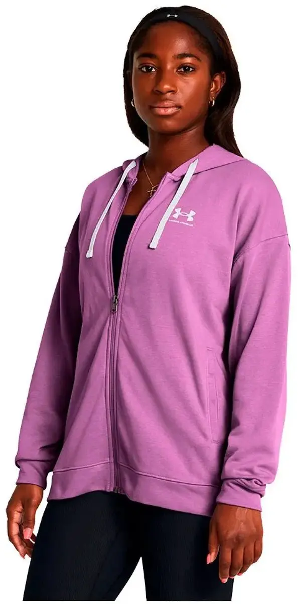Under Armour Rival Terry Os Jas - L - Provence Purple - afbeelding 6 van 6
