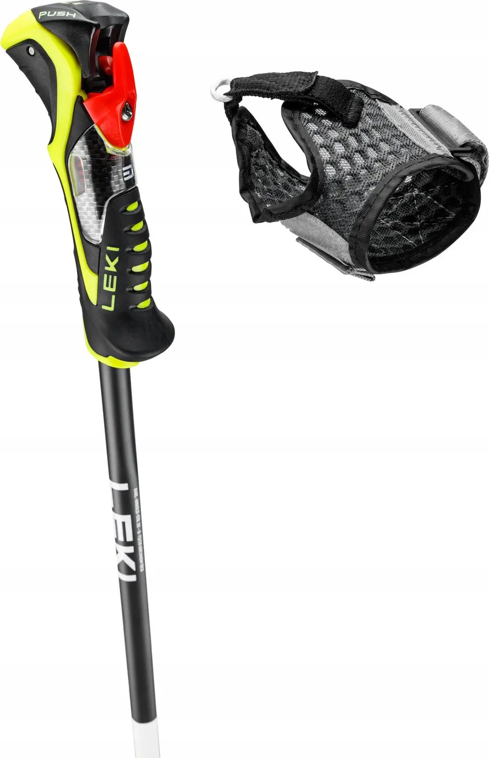 LEKI Airfoil 3D Ski Stokken 120cm - Wit-Multicolour - afbeelding 4 van 6
