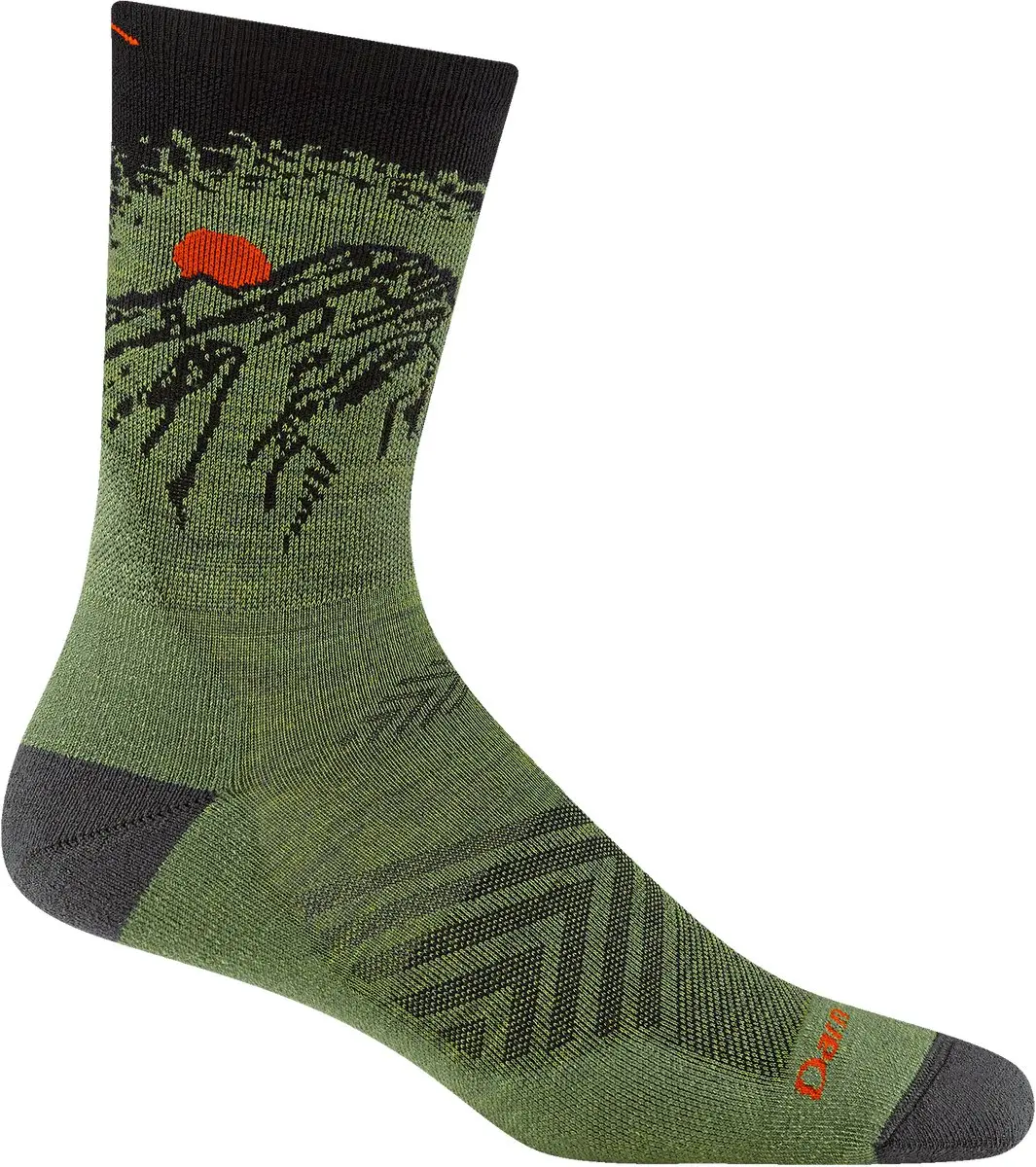 Vert Micro Crew Ultra-Lightweight with Cushion- Hardloopsokken van merinowol