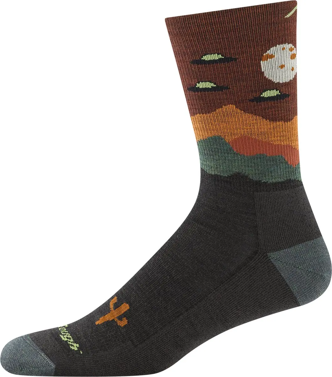 Darn Tough 5051 Spaced Out Micro Crew Heren - Walnut - afbeelding 2 van 6