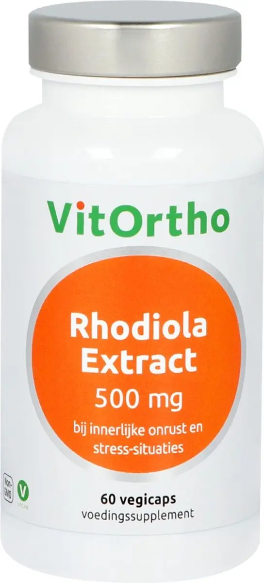 VitOrtho Rhodiola Extract 500mg - 60 Capsules - afbeelding 4 van 4