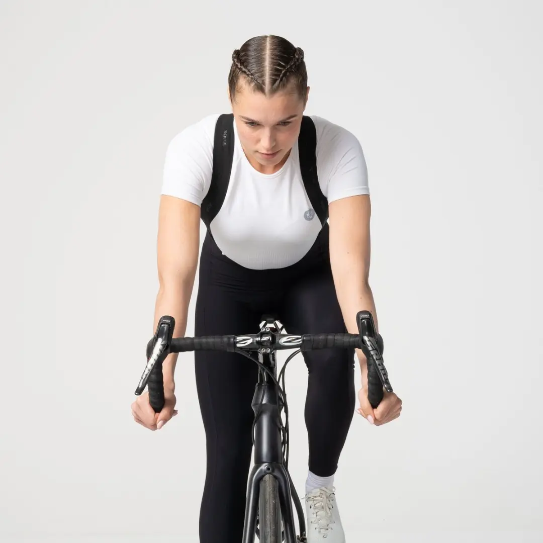 AGU Comfort Plus Bibtight Dames Fietsbroek M - Zwart - afbeelding 6 van 6