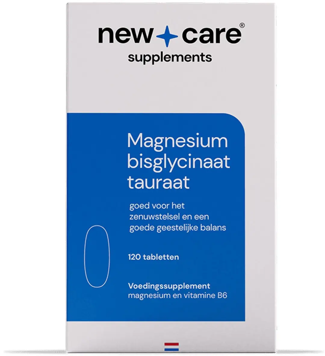 New Care Magnesium Bisglycinaat Tauraat 120 Tabletten
