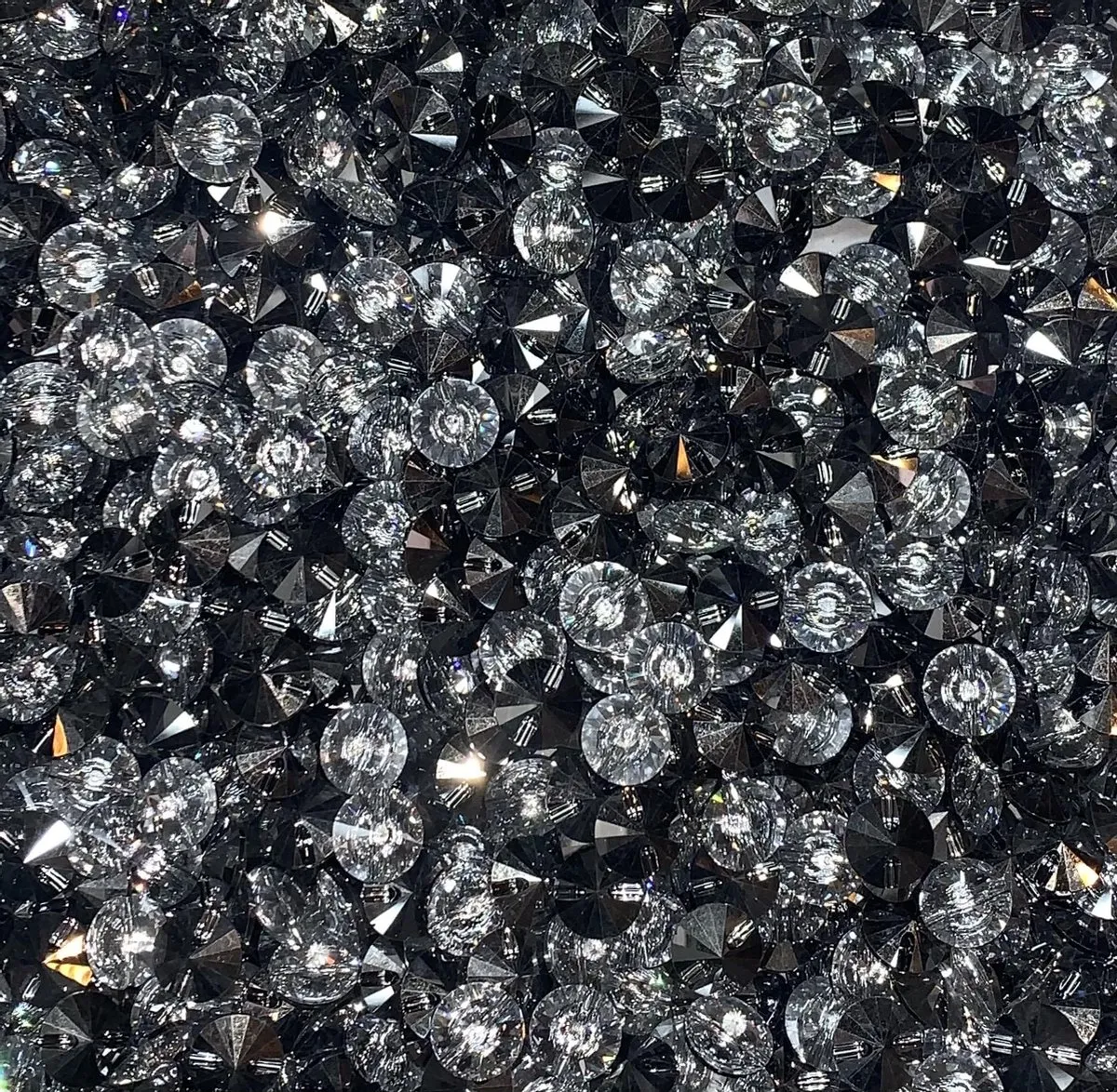 Swarovski Crystal Knoop 12mm - 10 Stuks - Zilver