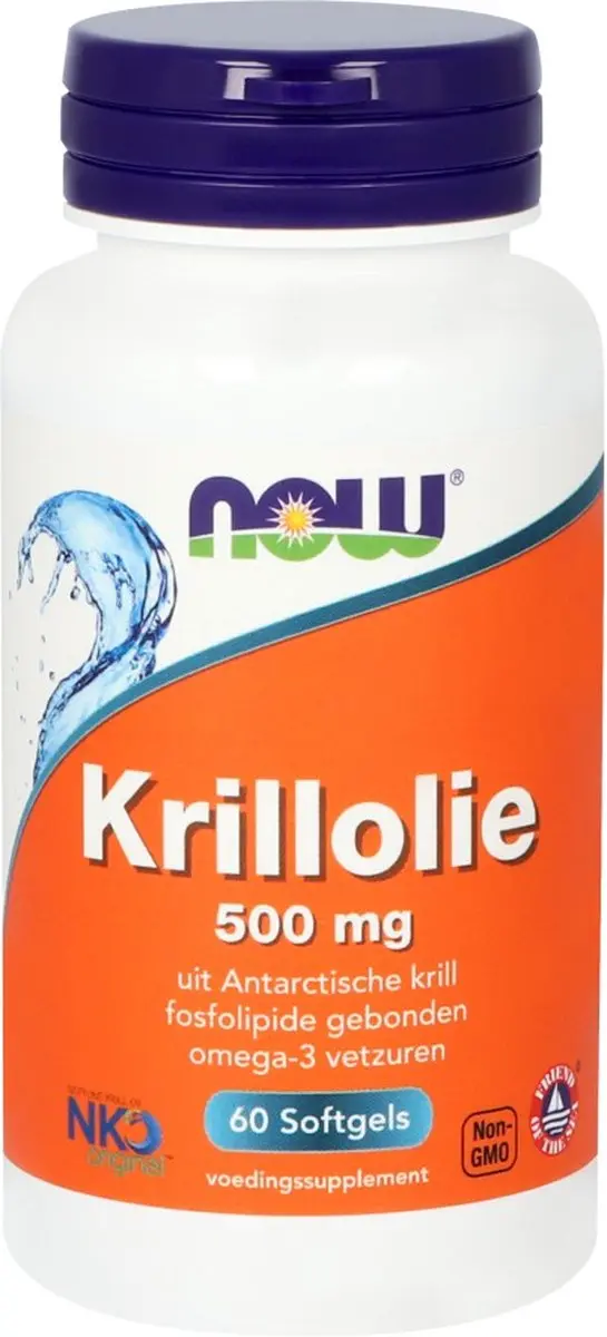 Now Foods Krillolie 500mg - 60 Softgels